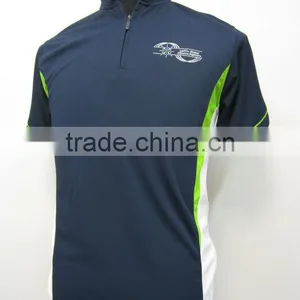 Customized Dry Fit Printed T-shirts Mandarin Collar thumbnail-1