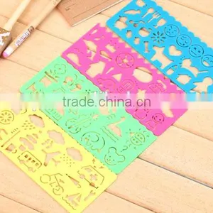 Plastic DIY Stencil Drawing Template for Scrapbooking,Planner,diary,set of 4 PCS thumbnail-2