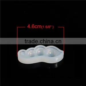Silicone Resin Mold Pea White 46mm x 18mm thumbnail-2
