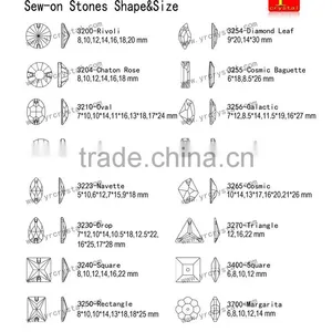 Rivoli Crystal Beads Sew on Beads for Dress thumbnail-5