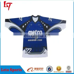 Ice Hockey Jerseys Subliamtion Custom Made TEAM Ice Hockey Jerseys thumbnail-1
