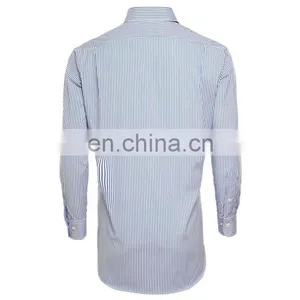 Fashion Slim Fit Stripe Shirt Business Men Dress Shirt in ShenZhen thumbnail-2