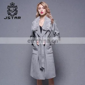 High-end New Winter Long Sleeve Double-sided Cashmere Coat Wool Coat Coat thumbnail-2