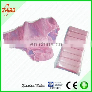 Disposable Travelling Underwear/Nonwoven Ladies Pants thumbnail-1