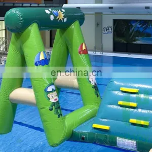 HI Crazy Pool Games Giant Inflatable Water Park Slides for Sale thumbnail-4