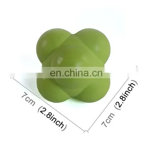 Wholesale 2017 Newest Drop Shipping Hexagonal Reaction Ball Quickness and Agility Training Ball, Training Hand Stress Ball thumbnail-4