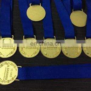 Cheap Wholesale Zinc Alloy Custom Award Medal With Ribbon Factory Direct Made Quality Bronze Profession Medal Award Supplier thumbnail-4