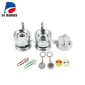 High Quality Rotary 1" 25mm Pin Badge Manual Metal Button Maker Machine Badge Making Press Machine thumbnail-3