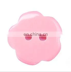 2 Hole Flower Shaped Resin Button thumbnail-1