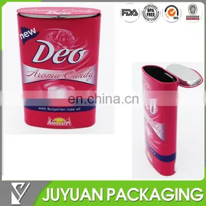 Food Grade Chocolate/mint Candy Packaging Metal Tin Can With Airtight Lip thumbnail-1