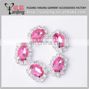 Wholesale Zinc Alloy Crystal Rhinestone Button thumbnail-3