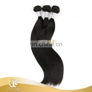 Factory 20inch Clip-In Straight Remy Human Hair Extensions 100G #1 Pure Jet Black thumbnail-4