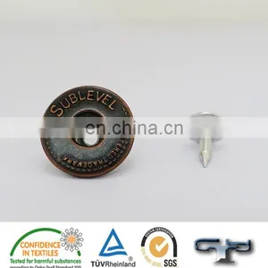 High Quality Zemak Alloy Fashion Metal Jeans Button for Woman thumbnail-1