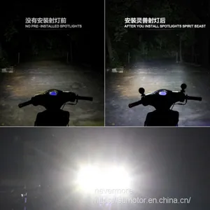 Spirit Beast Motorcycle Modified LED Spotlight Super Bright Lights 10W EL101 L1 thumbnail-3