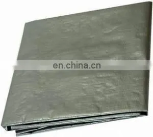 Silver 12x12 Heavy Duty UV Protected Treated Boat Cover Tarp thumbnail-1