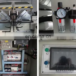 Aluminum Profile CNC Double Head Precision Cutting Saw Window Door Machine thumbnail-7