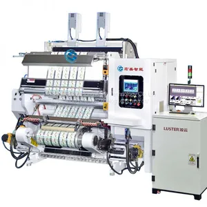Fully Automatic High Speed Inspection Rewinder Professional Intelligent Inspecting Machine for Package Materials HSJ-1350B thumbnail-1