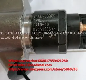 Good Quality Diesel Fuel 0445120357 Bosch Common Rail Diesel Injector 0 445 120 357 for Bosch VG WD615 for Sale thumbnail-2