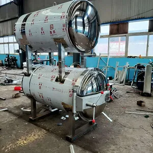 High Temperature Pressure Water Bath Sterilization Equipment, Small Pasteurization Machine For Food thumbnail-3
