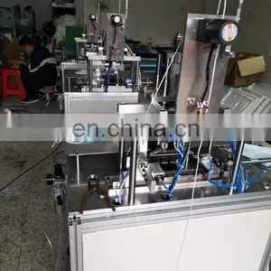 High Efficiency Semi Automatic Ultrasonic Disposable Face Mask Ear Loop Double Head Spot Welding Machine thumbnail-5