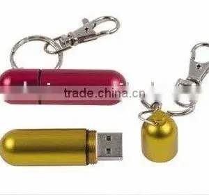 Round Shape Metal USB Flash Memory 1gb thumbnail-1