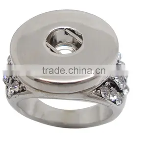 Metal Diy Button Snap Ring Jewelry thumbnail-5