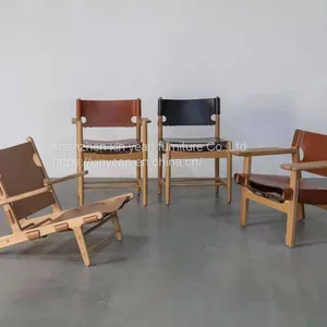 Spanish Chair With Saddle Leather in Ashwood thumbnail-2