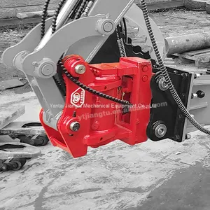 Doubled Safety Excavator Mounted Bucket 180 Degree Tilt Quick Coupler thumbnail-2