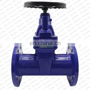 Bundor DN50-1200 GGG50 Resilient Seat 12 Inch Sluice 200mm Gate Valve Price Dierct Buried Gate Valve thumbnail-2