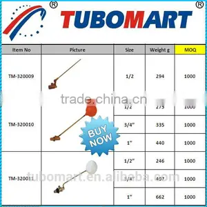 Brass Check Valve of Check Valve Good Price With Plastic White Ball thumbnail-2