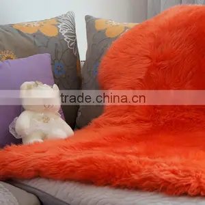 Natural White Sheep Fur Rug thumbnail-2