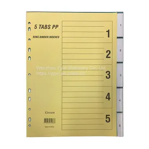 Transparent Color Divider With Tabs for School and Office Saudi Arabia UAE United Arab Emirates thumbnail-1