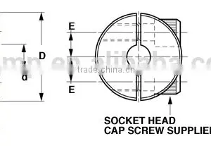 Shaft Accessories Two Pieces Collar Double Split Shaft Collar thumbnail-1