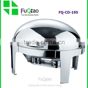Good Suppliers 4-Quart Heavy Duty Professional Stainless Steel Hotel Chafing Dish thumbnail-2