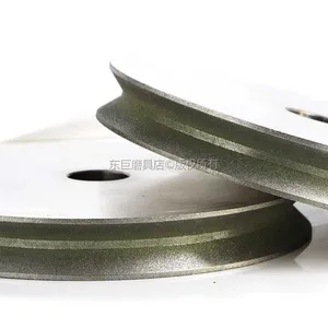 V Groove Grinding Wheels or Glass Edging Beveling Machine Pencil Edge Abrasive Wheel Arc Shape Medium Grit thumbnail-5