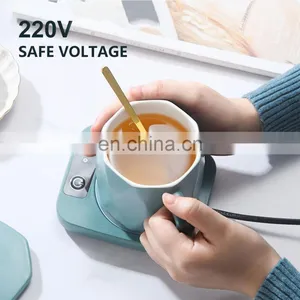 2021 Upgraded Technology Fast, Heating Constant Temperature Smart Coffee Mug Warmer Coffee Cup With Heater For Gift/ thumbnail-3