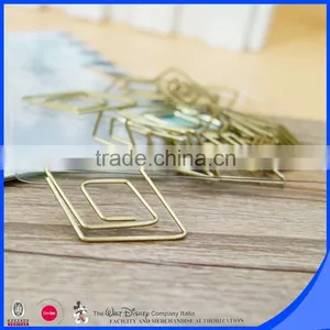 Gold Color PET Wire Geometry Shape Paper Clip Blister Backer Card Package thumbnail-4
