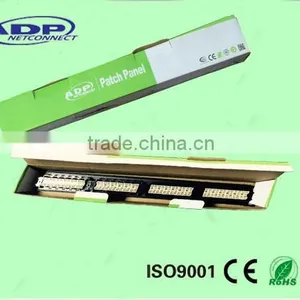 19" UTP Rj45 CAT5e Cat6 24 Port Patch Panel thumbnail-2