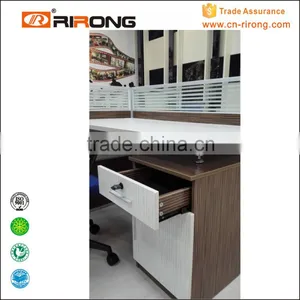 RR-168-2412C Desktop Melamine Allumium Alloy Edge Design Office Table Partition thumbnail-3