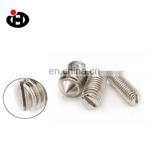 JINGHONG SS 304 Slotted Set Screws With Cone Point DIN 553 thumbnail-4
