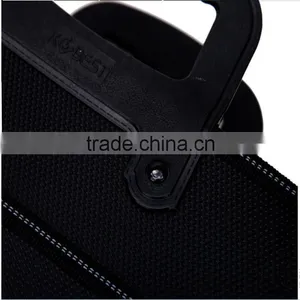 Leather Zipper Briefcase With Handle thumbnail-4