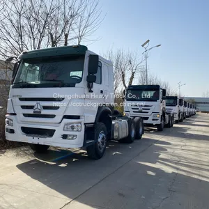 Heavy Duty 10 Wheeler Used Howo Tractor Truck 6x4 Used Truck Tractor Trailer Head Sinotruck Euro 2 3 4 thumbnail-4