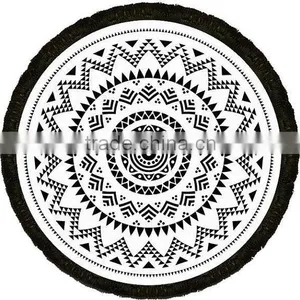 2016 Fashion Round Beach Towel For Summer thumbnail-1