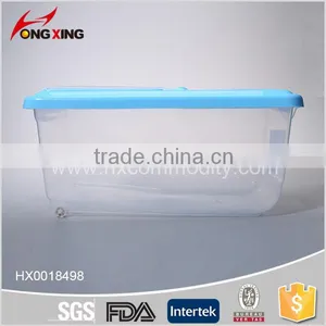 Transparent 15L Plastic Rice Storage Container With Wheel thumbnail-2