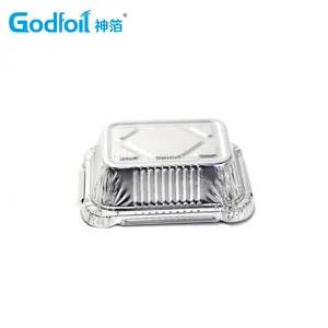 Rectanglar Aluminum Foil Container Wrinkle Wall Container thumbnail-5