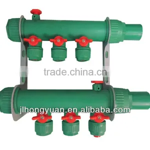 Plastic Manifold for Floor Heating/More Efficient Than Brass Manifold/PPR Fittings thumbnail-1