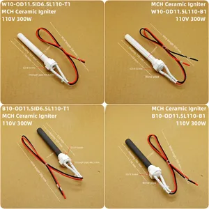 220V300W MCH Ceramic Igniter Ceramic Ignition Stick MCH Ceramic Heater MCH Ceramic Heating Tube Can OEM or ODM thumbnail-3
