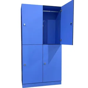 Durable Waterproof HPL School Locker Changing Room With Bench thumbnail-1