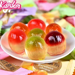 Fruit Flavor Assorts OEM HALAL Jam Center Filled Fruit Soft Candy thumbnail-1