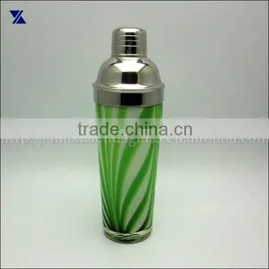 Cocktail Martini Drink Shaker Metal Top Mixer Shaker thumbnail-1